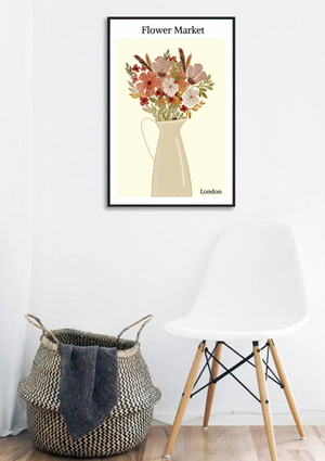 Flower Market Poster