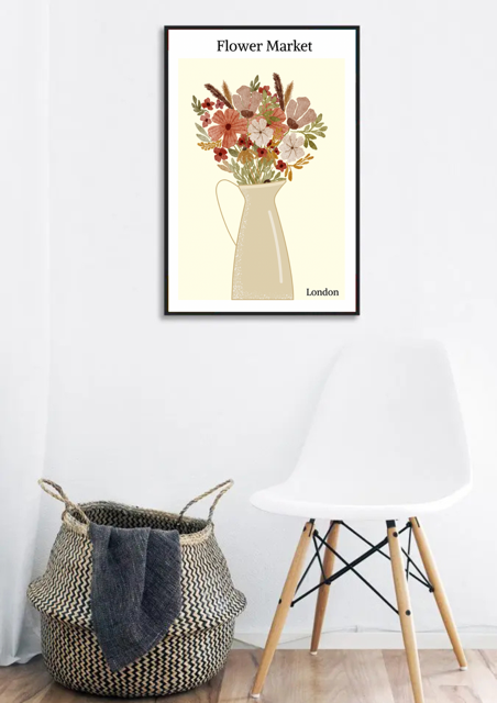 Flower Market Poster